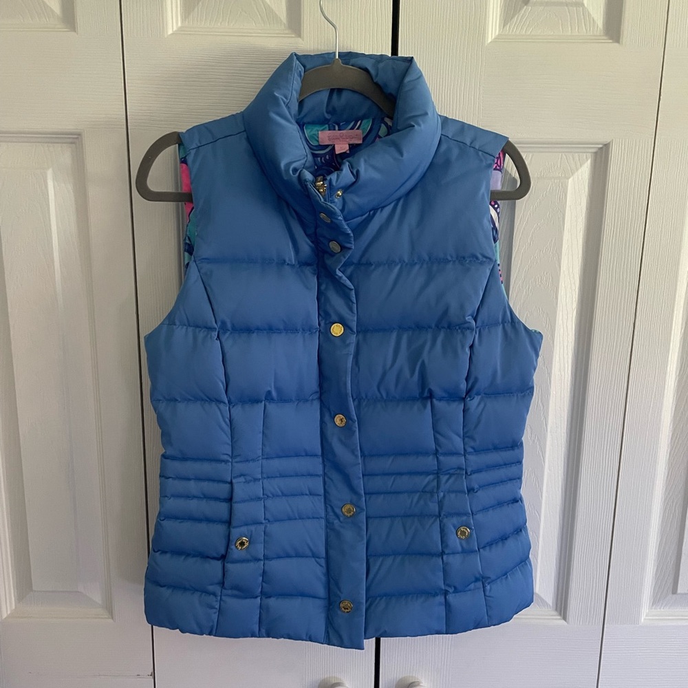 Lily Pulitzer Blue Vest